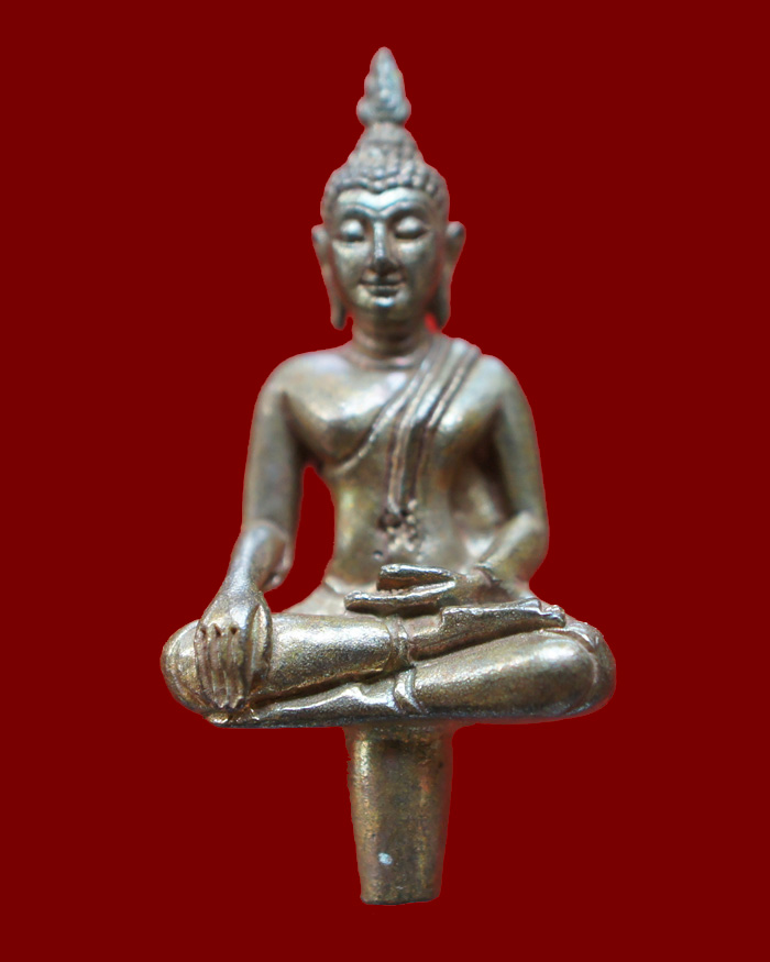 พระยอดธง รุ่นคูณมหากุศล ปี2540 เนื้อนวะโลหะ ตอกโค๊ต #4