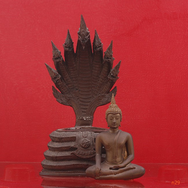 พระบูชาปางนาคปรก วัดนางปรก ภาษีเจริญ ถอดได้ 2 ส่วน