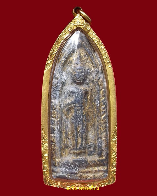 พระกรุนครศรีธรรมราช เนื้อชิน ลงรัก เลี่ยมทอง