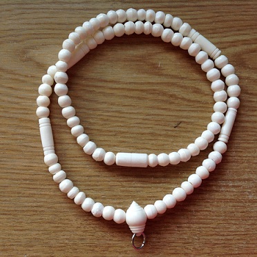 วัดใจเคาเดียว!!!สร้อยทำจากกระดูกช้าง งานฝึมือใส่แทนงาช้างได้เลยครับสวยงามมาก