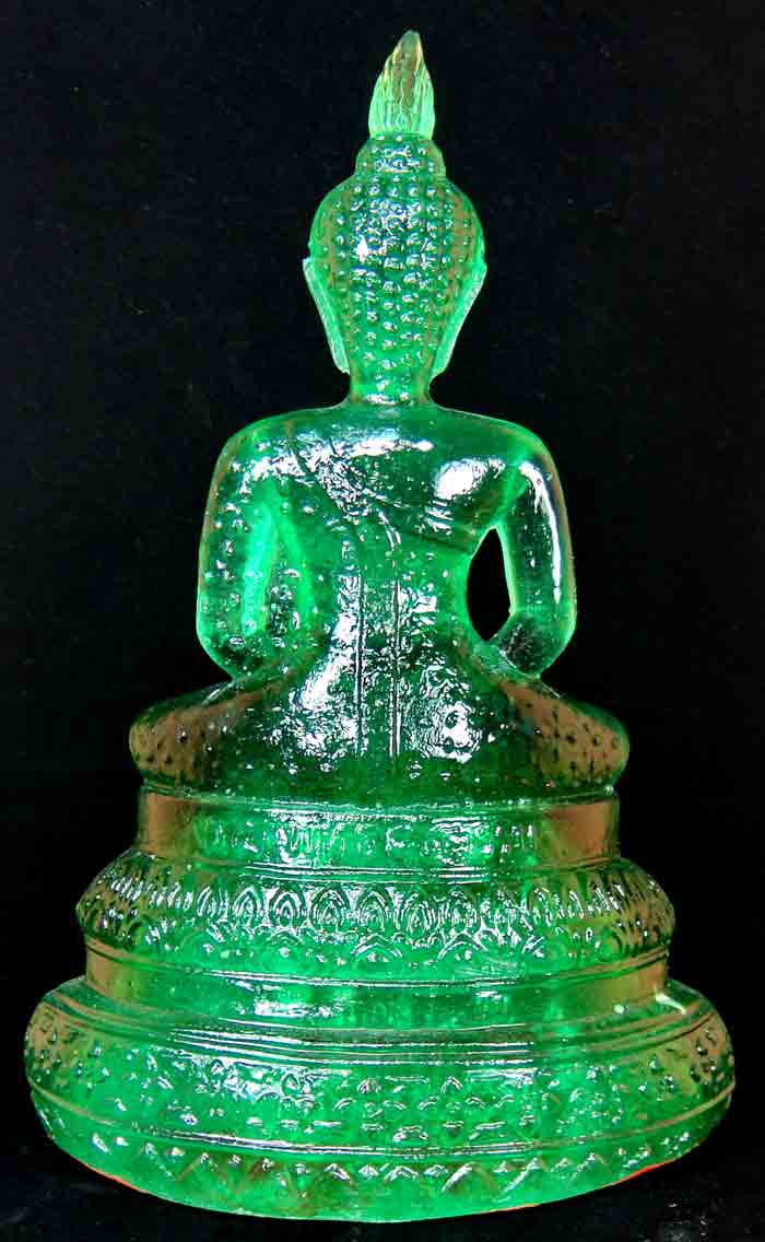 พระแก้วมรกตโบราณพิมพ์ ๒๕ พุทธศตวรรษ หน้าตัก 5 นิ้ว - ฐาน 7 นิ้ว - สูง 10.5 นิ้ว - ฉลองครบรอบ 200 ปี