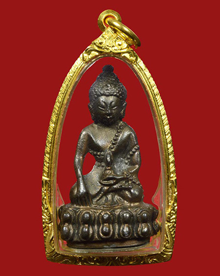 พระกริ่งปัญจาคีรี หลวงพ่อผาง วัดอุดมคงคาคีรีเขตต จ.ขอนแก่น 2519 เนื้อนวะก้นเงินกรรมการ+เลี่ยมทองหนา