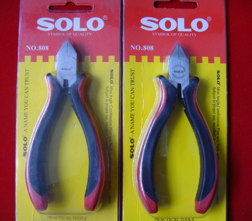 @คีมหนีบ ห่วง SOLO.ทนคุ้มค่าเกินราคาขนาด 4.5 นิ้ว .2 อัน@No.808@