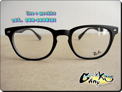 กรอบแว่น Ray Ban ทรงกรอบเต็มสีดำ
