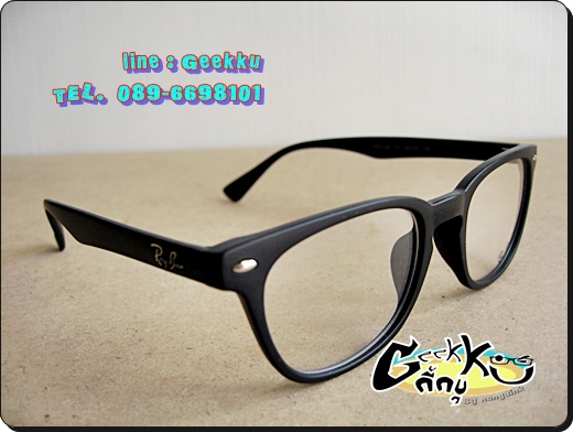 กรอบแว่น Ray Ban ทรงกรอบเต็มสีดำ