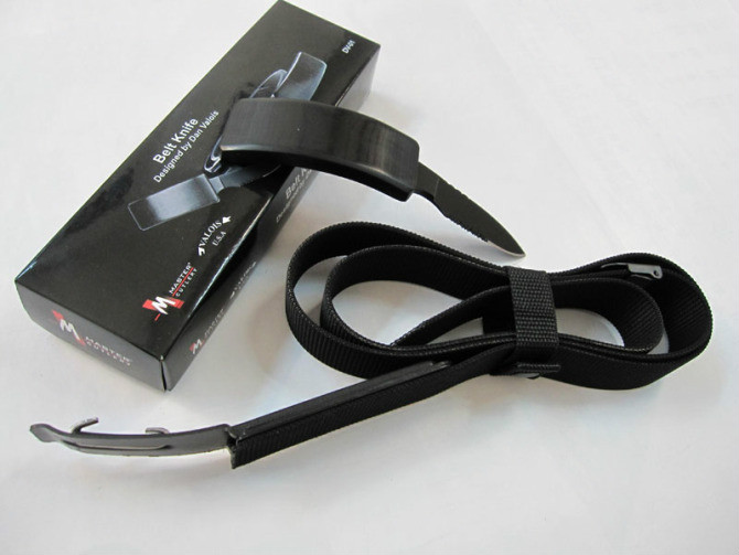 เข็มขัดซ่อนมีดป้องกันตัว .งานเนียบใส่แล้วไม่มามารถดูรู้ได้เลยว่าเป็นเข็มขัดที่ซ่อนมีดไว้