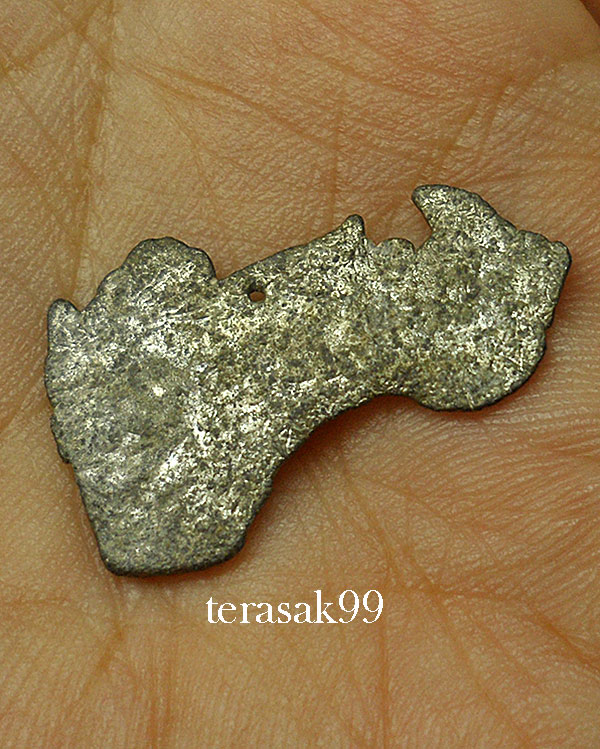 พระขุนแผนใบพุทรา เนื้อชินเงิน กรุวัดราชบูรณะ อยุธยา สวยๆ