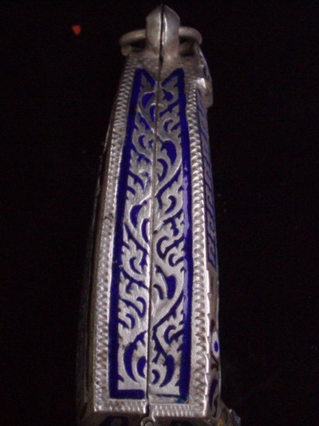 (((***ปลุกกระแส***))) ตลับเงินลงยา หลังปิด มือ 2 (ใส่พระกริ่ง) สวยๆ พร้อมใช้   เคาะเดียวแดง