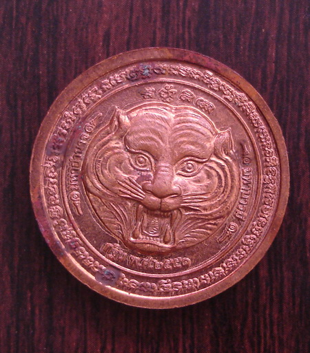 เหรียญหลวงพ่อเพี้ยน หลังหน้าเสือ กฐิน ปี 2551