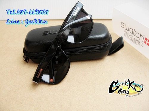 แว่นกันแดด Swatch (SW24LS)  ขาสปริง ขาลายธงชาติ เทคโนโลยี Nano Polarized เลนส์ชนิดพิเศษ เทคโนโลยี Na
