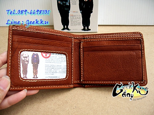 กระเป๋าตังค์ Tough (T20) หนังแท้  หนังชามัวร์ 