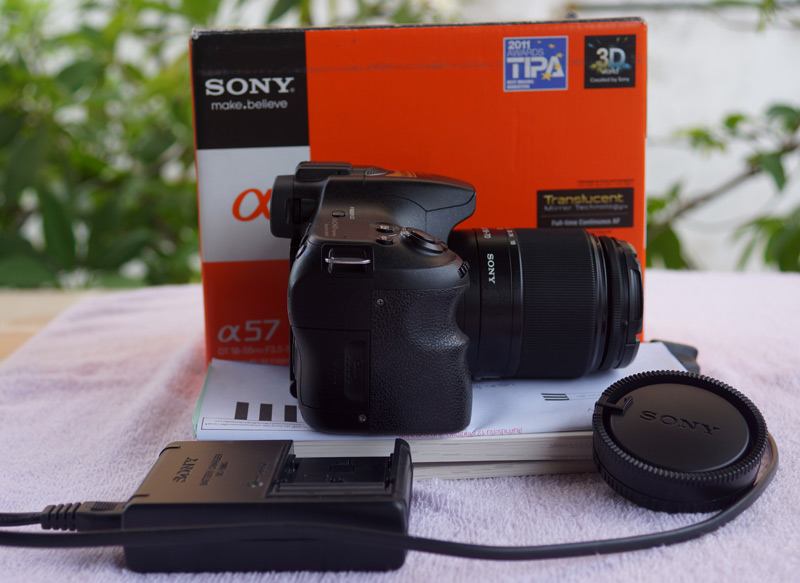 ขายกล้อง sony a57 ซื้อมาถ่ายพระอย่างเดียว ถ่าย VDO ฟลูเฟรม ป ระกันเหลือปีกว่า สภาพสวยมาก