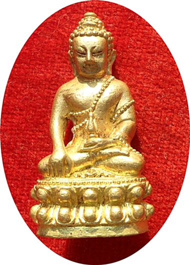 ***พระกริ่ง 5 แผ่นดิน หลวงปู่เปลื้อง หลังยันต์โถคทรัพย์ เนื้อทองฝาบาตรตอกโค้ด ๕ ๙ ปี ๒๕๕๑