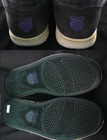  รองเท้า k-swiss สีดำหุ้มข้อ