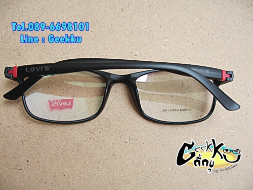  กรอบแว่น Levi's (L10) ทรงกรอบเต็มสีดำ 