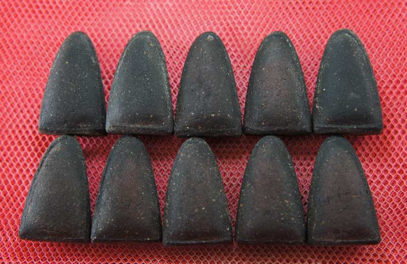 มา 10 องค์ หลวงปู่ทวด วัดท่าไทร จ.สุราษฏร์ฯ ปี 2537 ( พิมพ์เล็ก หรือพิมพ์หน้าปี 24 ) เนื้อว่านกากยาย