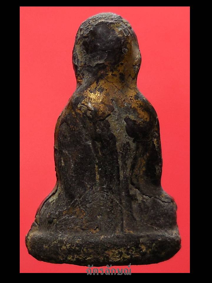 พระกรุวัดเชิงท่า พิมพ์พระมาลัยถือพัด