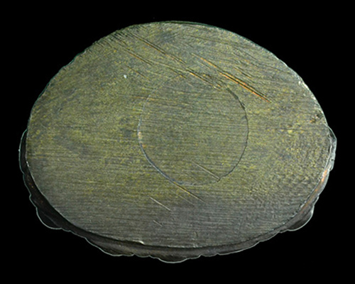 พระกริ่งโฆษะปัญโญ หลวงปู่คำพันธ์ วัดธาตุมหาชัย จ.นครพนม เนื้อนวะ 2534 หมายเลข1572 สภาพสวยมาก+เลี่ยม