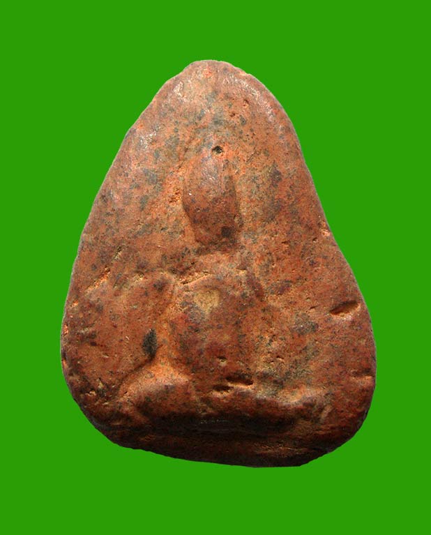 พระร่วงนั่ง พิมพ์กลีบบัวเนื้อดิน จ.สุโขทัย