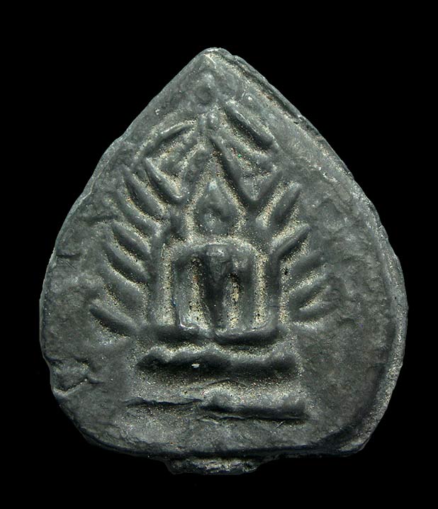 กลีบบัวลพ.เพิ่ม  วัดแค จ.อยุธยา เนื้อชินตะกั่ว