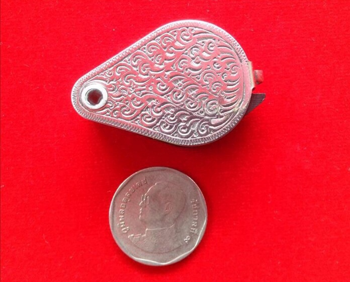 150 บาท @@@ กล้อง ขยาย 10X เลนส์แก้ว สแตนเลสแกะลาย ขนาด กำลังพอเหมาะ @@@