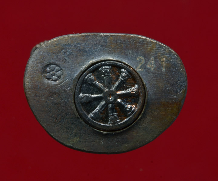 ลอยองค์ กริ่ง องค์พ่อท้าวจตุคามรามเทพ เนื้อนวโลหะ รุ่นบูรณะเจดีย์ราย