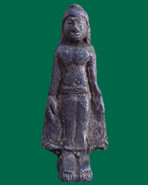 พระเนื้อว่านหน้าเงิน ศิลปะอยุธยายุคต้น