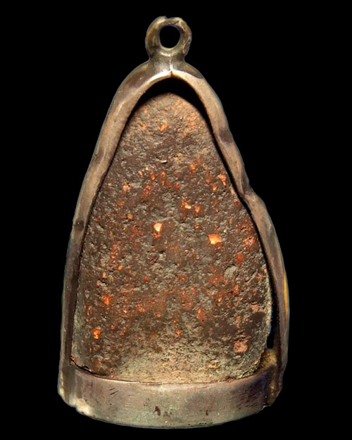 พระลบ กรุหนองสะเหน้า จ.ลำพูน เลี่ยมเงินโบราณ