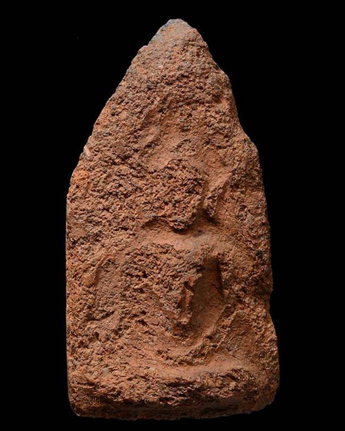 พระขุนแผน กรุวัดบ้านกร่าง พลายคู่ตัดเดี่ยว พิมพ์หน้าเทวดา สภาพยังพอสวย