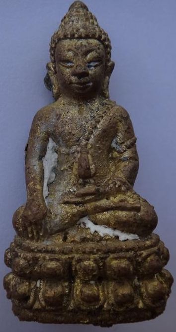 กริ่งฉลองเจดีย์ หลวงปู่เหรียญวัดอรัญบรรพต (หล่อตัดช่อ) เคาะเดียว 