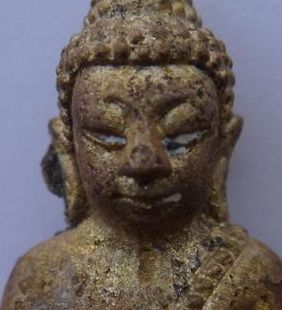 กริ่งฉลองเจดีย์ หลวงปู่เหรียญวัดอรัญบรรพต (หล่อตัดช่อ) เคาะเดียว 