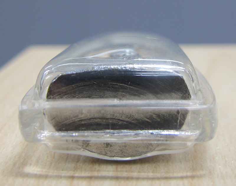 รูปหล่อหลวงพ่อเงิน   วัดท้ายน้ำ พิมพ์ฐานสูง เนื้อทองเหลืองชุบนิเกิ้ล ปี 2515