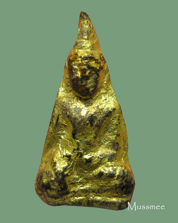 พระผงว่านจำปาศักดิ์ (องค์สวยเจ้าของเดิมปิดทองไว้อย่างสวย) ### เคาะเดียว ### พระประสบการณ์เพียบบบบบบบ