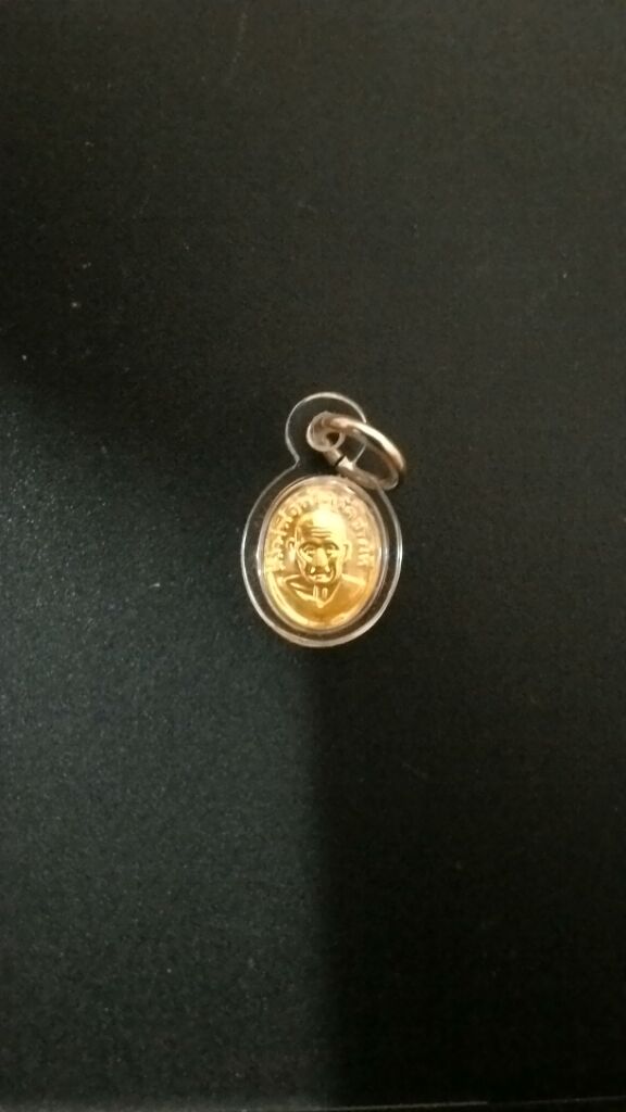 (((เคาะเดียว 550))) เหรียญเม็ดแตงหลวงปู่ทวด หลังแบบ เนื้อทองคำ