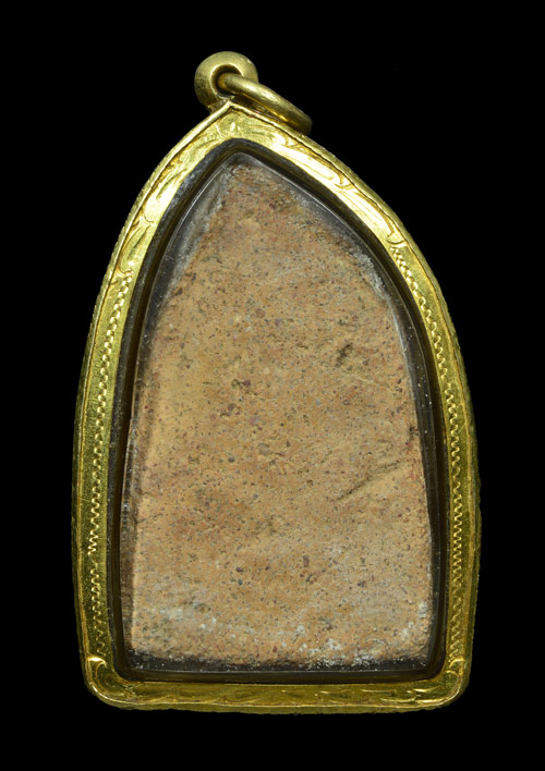 พระขุนแผนพลายคู่ตัดเดี่ยว กรุบ้านกร่าง จ.สุพรรณบุรี พิมพ์หน้ายักษ์ เนื้อดิน+เลี่ยมทองหนาหนาครับ