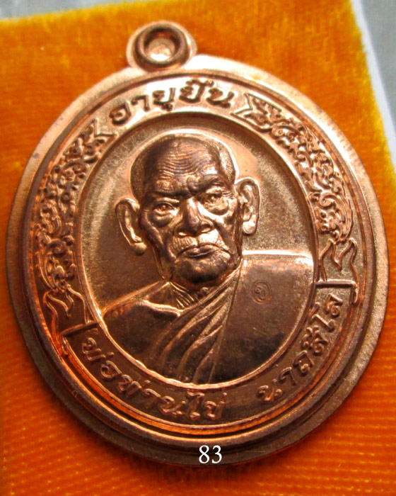 เหรียญอายุยืน 8 รอบ พ่อท่านไข่ วัดลำนาว กรรมการ 