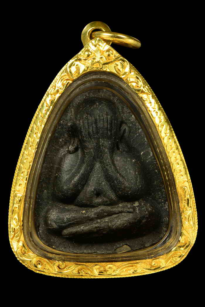 พระปิดตา ปลดหนี้ หลังยันต์นะ ผงใบลาน หลวงปู่โต๊ะ วัดประดู่ฉิมพลี