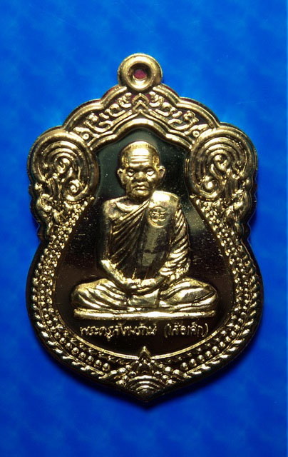 เหรียญพ่อท่านเสือเล็ก วัดควนซาง ตรัง รุ่นอายุวัฒนะมงคล99 เนื้อทองทิพย์ไม่ตัดปีก โค๊ดกรรมการ