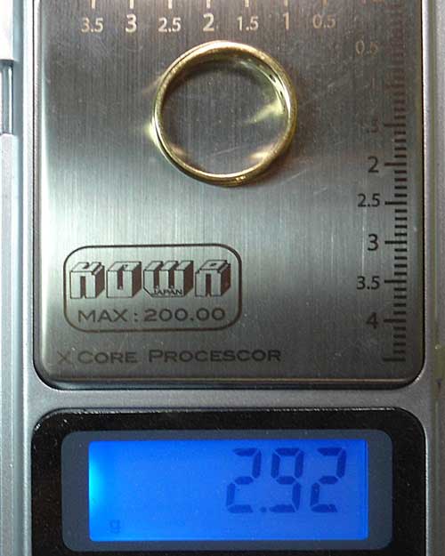 แหวนทองเก่าเพชร (กุหลาบ) ทอง 90 นน.2.92 กรัม 