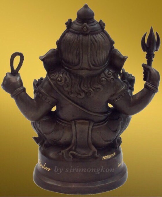 พระพิฆเนศ ปางนั่งบรมครู รุ่น 100 ปี กรมศิลปากร ขนาดบูชา หน้าตัก 4 นิ้วครึ่ง พิมพ์กรรมการ