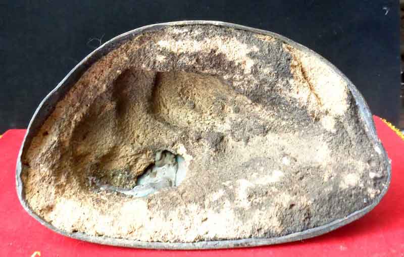 หลวงพ่อพรหม ถาวโ ร วัดช่องแค พระบูชา ขนาดหน้าตั ก 5 นิ้ว ฐานรูปกลมรูปไข่ เนื้อทองเหลืองรมดำ ฐานดินไท