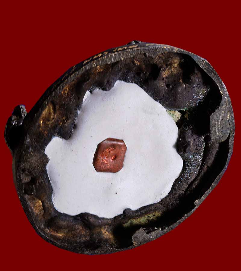 พระบูชา ขนาดตั้งหน้ารถ พระพิฆเณศร์ มมหาเทพ ขนาดหน้าตัก ๓ นิ้ว สูง ๔ นิ้ว วัดศาลาไฟ จังหวัดนครศรีธรรม