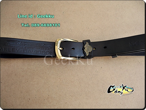 เข็มขัด HARLEY DAVIDSON หนังแท้ทั้งเส้น 