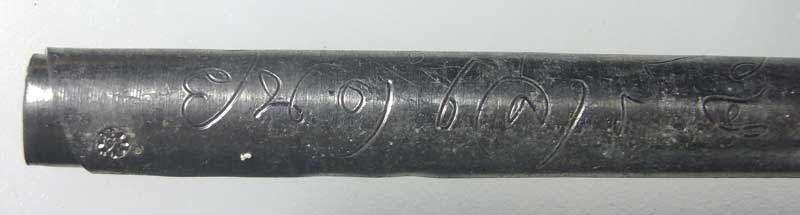 ตระกรุดจารมือ ยันต์เสาร์ ๕ ปี 2550 ตอก 2 โค้ด ต.ดอกจันทน์ หลวงพ่อตัด วัดชายนา