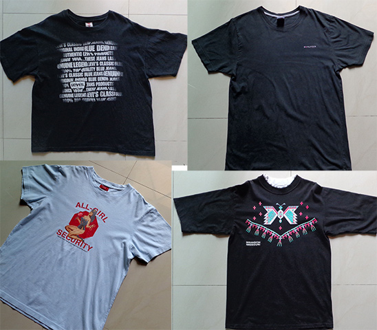 เสื้อ4ตัว LEVI'S + TOMMY HILFIGER + GUESS + BRANSON MISSOURI ของแท้ เบอร์ L ทั้งหมดครับ