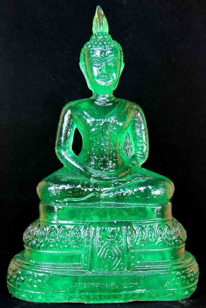 พระแก้วมรกตพิมพ์โบราณ ๒๕ พุทธศตวรรษ งานพุทธศิลป์ประณีตสวยงาม - ฉลองครบรอบ 200 ปี - เนื้อเรซิ่นผสมพิเ