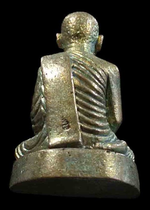 รูปเหมือนหล่อ สำราญสุข สมเด็จพระญาณสังวรฯ สมเด็จพระสังฆราช 8 รอบ วัดบวรฯ 2 โค้ด เนื้อชนวนสำริด