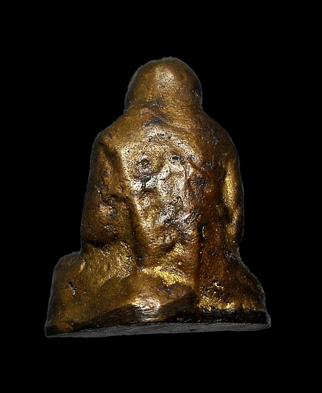 รูปหล่อหลวงพ่อเขียน รุ่นหอเตี๊ย ปี 2499 เนื้อทองผสม วัดสำนักขุนเณร จ.พิจิตร