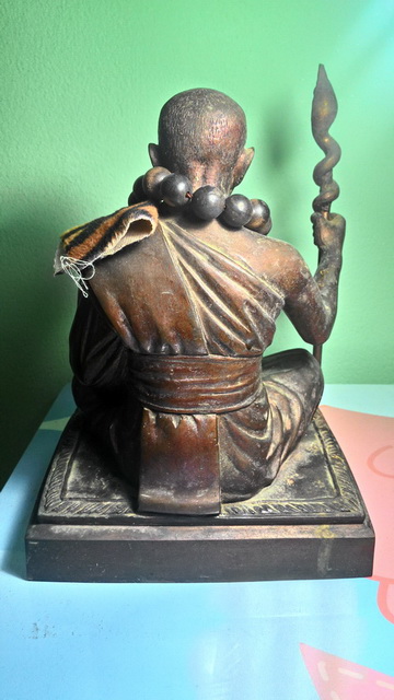 พระบูชา หลวงปู่พรหมา เขมจาโร สำนักวิปัสสนาสวนหินผานางคอย 6 นิ้ว  หมายเลข 84 เคาะเดียวแดง