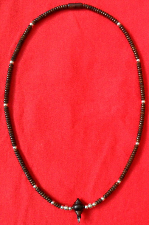 สร้อยกะลาตาเดียวแท้ๆ+เม็ดเงินแท้สวยๆ 